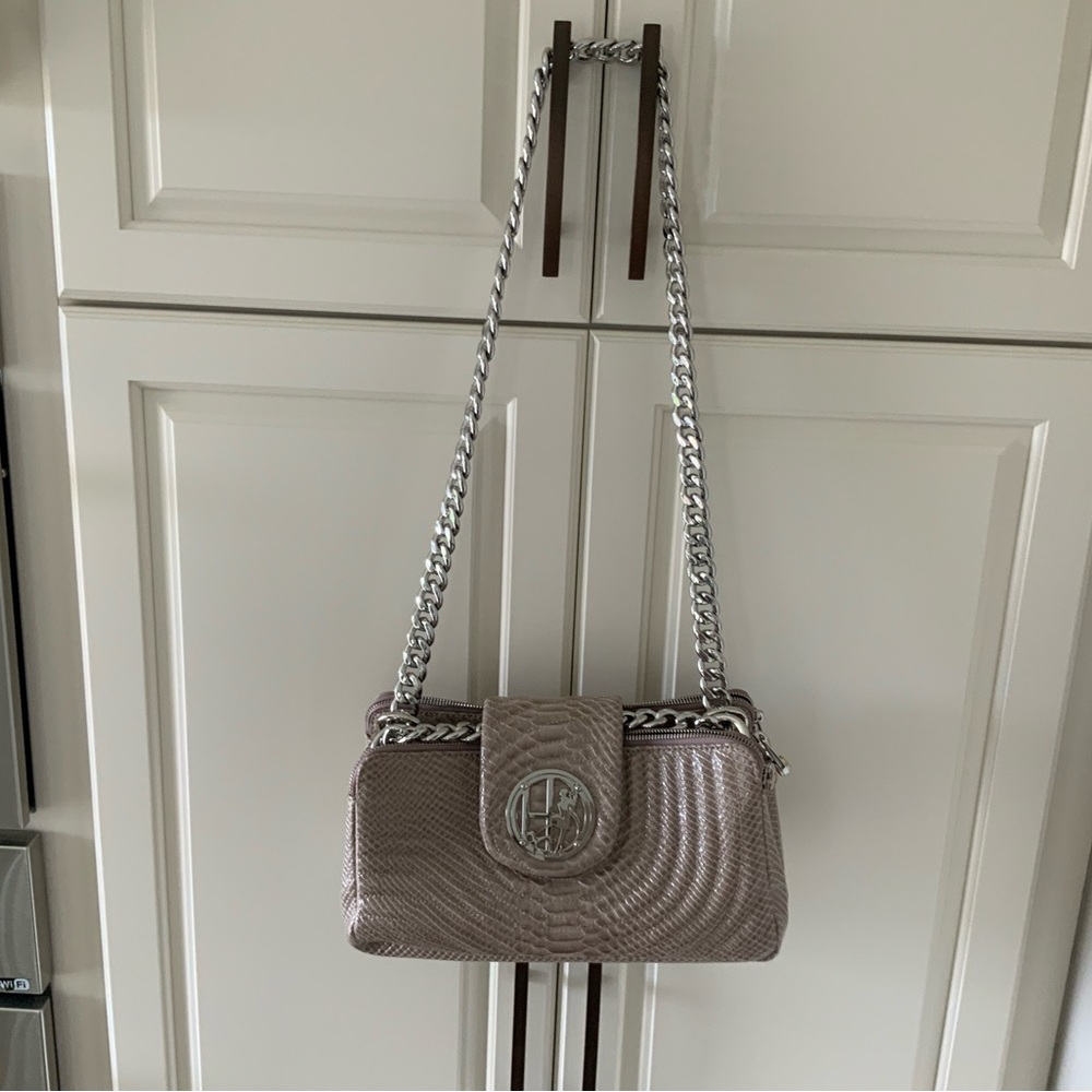 Henri Bedel Tan Snake Skin bag - Picture 2 of 7
